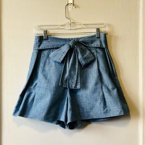 J.Crew Dressy Chambray Shorts